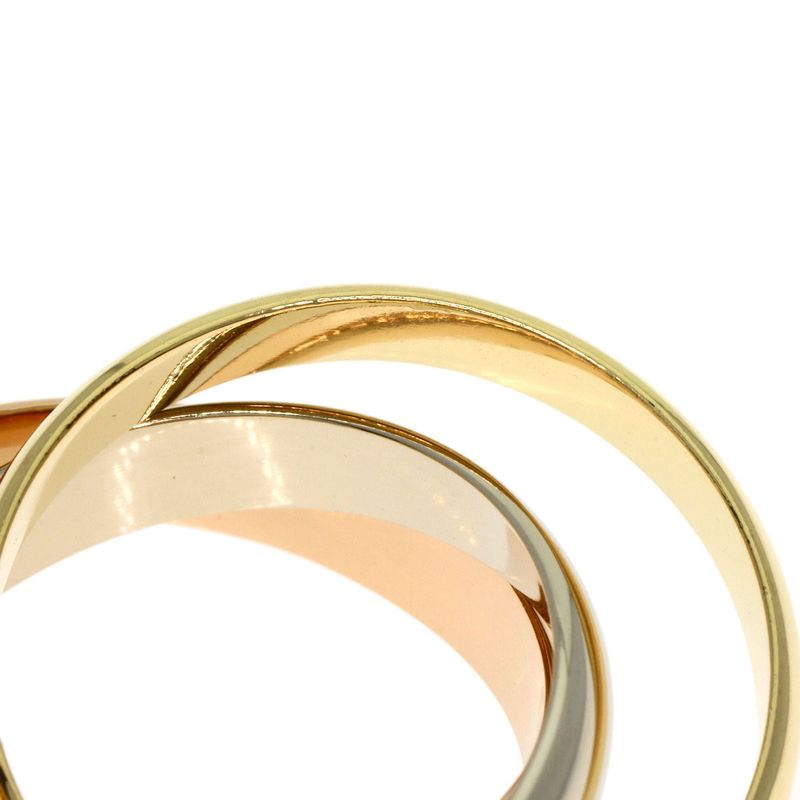 Cartier Trinity 51 Ring 18K Yellow Gold 18K Pink White
