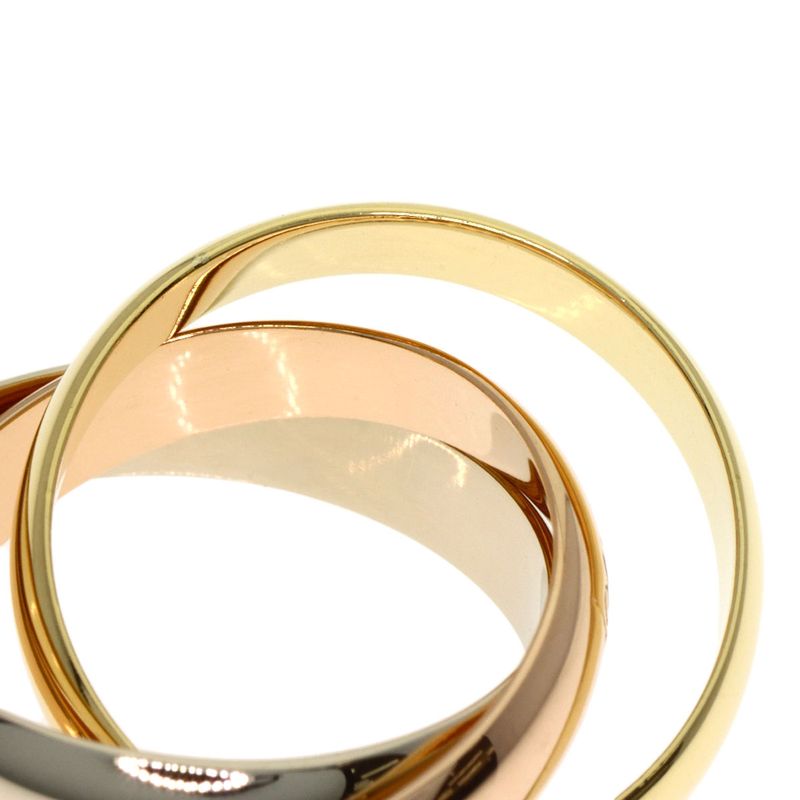 Cartier Trinity 47 Ring 18K Yellow Gold 18K Pink White