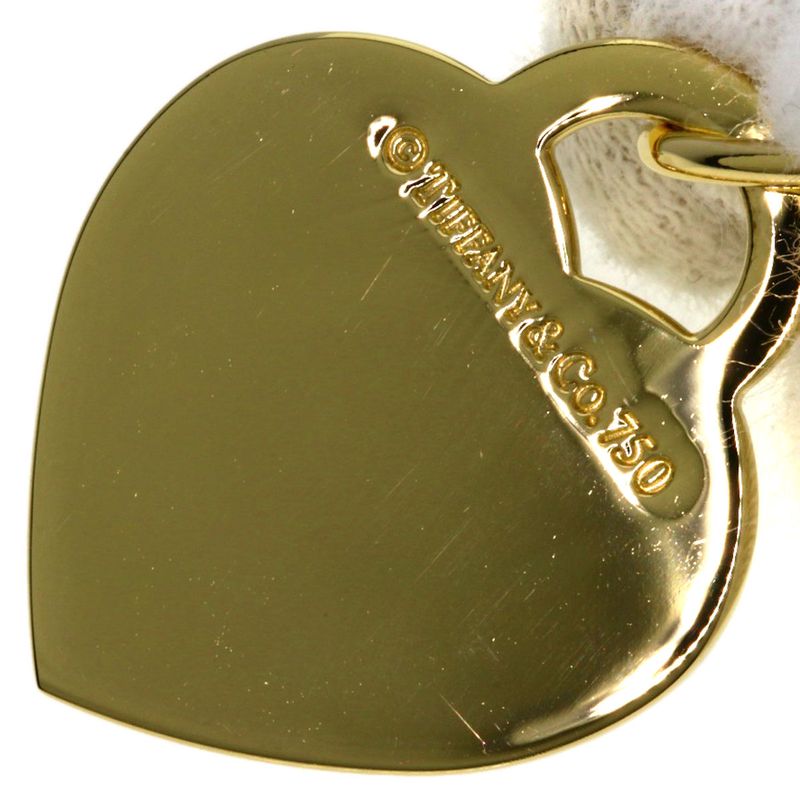 Tiffany & Co Notes Heart Pendant Top 18K Yellow Gold