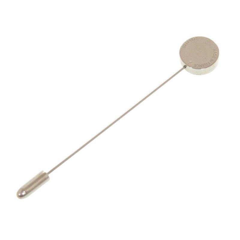 Hermes Metal White Pin Brooch