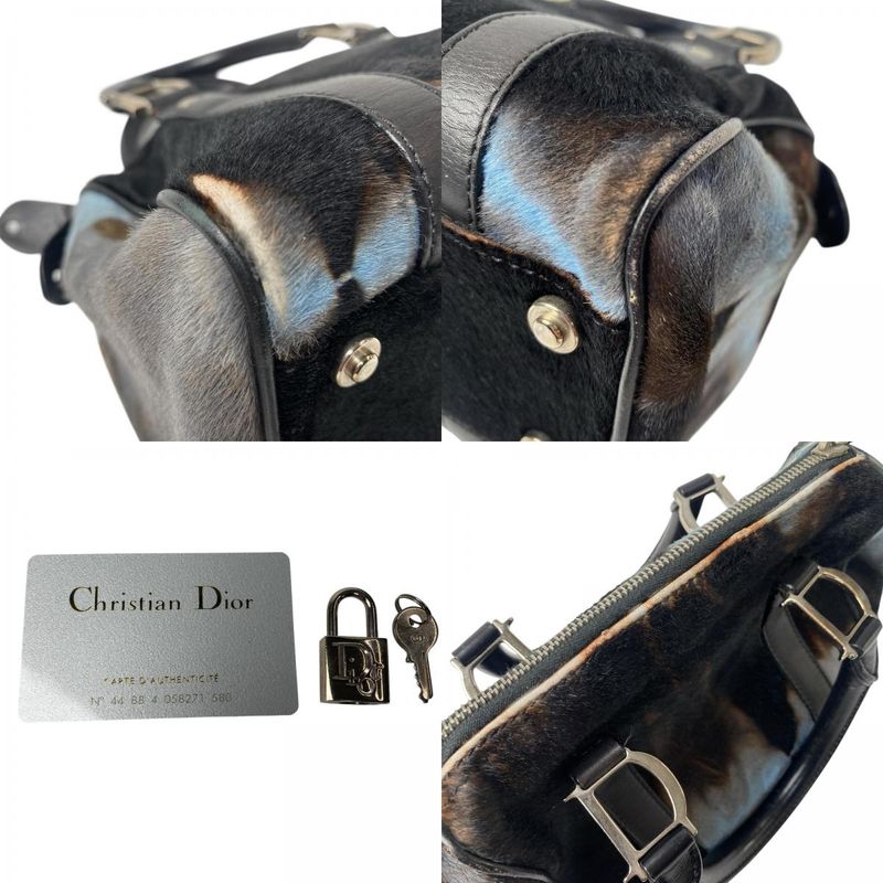 Dior Calf Hair Mini Boston Bag