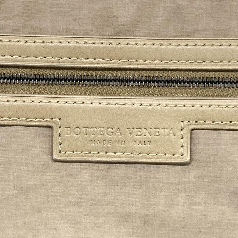 Bottega Veneta Travel Bag Intrecciato Khaki Leather