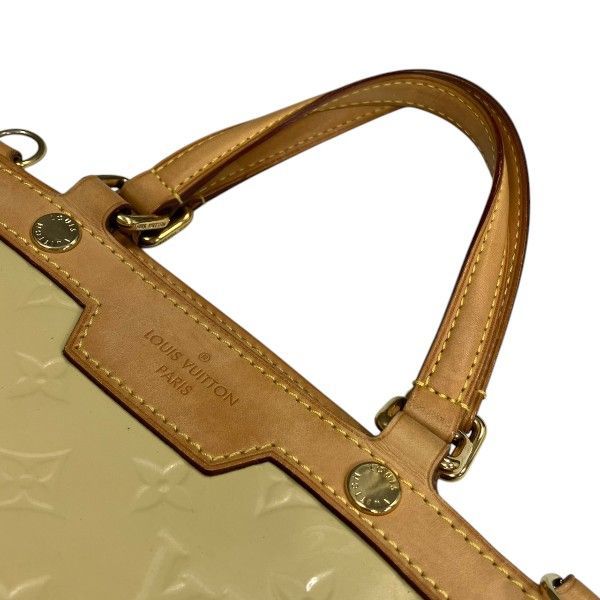 Louis Vuitton Monogram Vernis MM Bag Handbag Bronze Corail