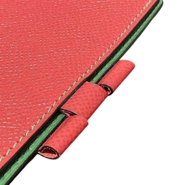 Hermes Agenda Notebook Cover Red Green