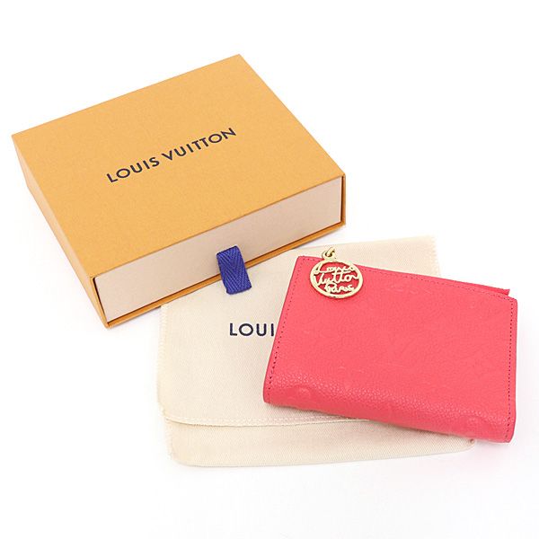 Louis Vuitton Portefeuille Lisa Monogram Empreinte Strawberry Pink Strawberry-pink