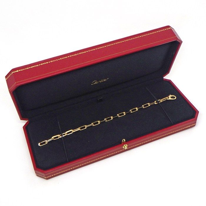 Cartier Bracelet Santos Chain 18K Yellow Gold
