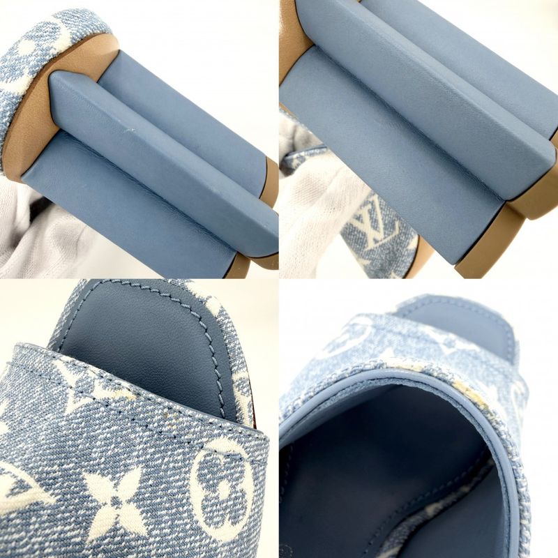 Louis Vuitton Sandals Monogram Denim
