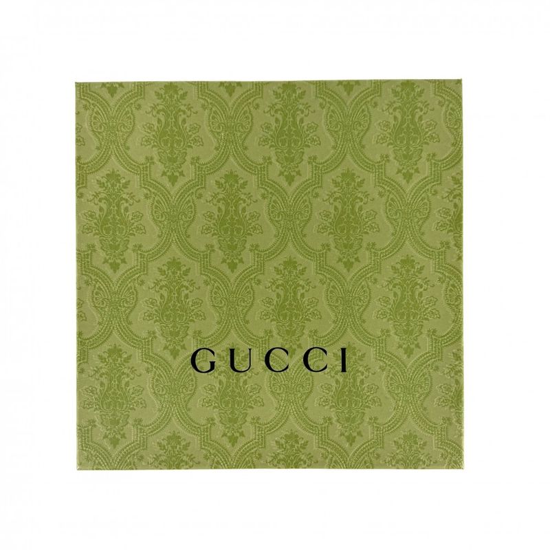 Gucci Shawl Su GG Total Pattern Ska-f Cotton Black Multicolor
