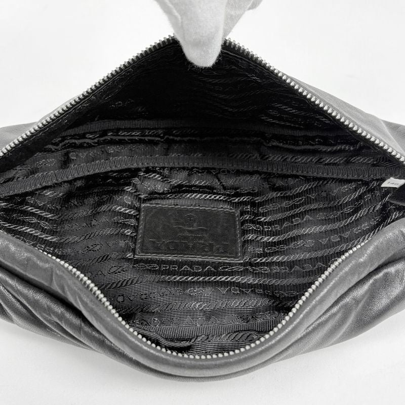Prada Waist Bag Leather Nero