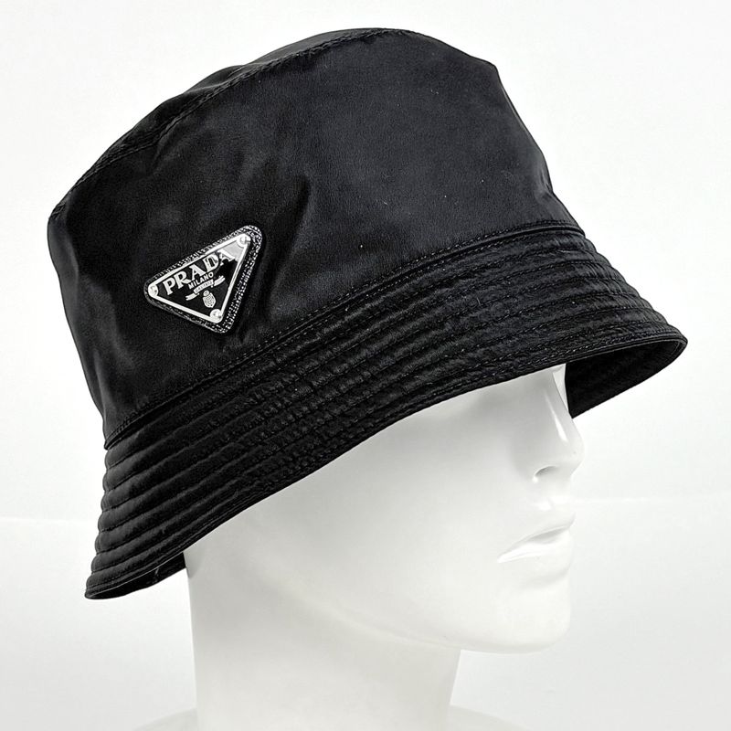 Prada Bucket Hat Re-Nylon Hat Nylon Nero