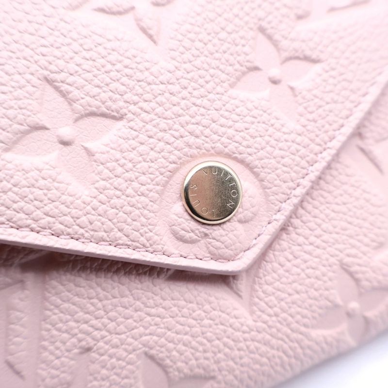 Louis Vuitton Monogram Empreinte Portefeuille Victorine Trifold Wallet Compact