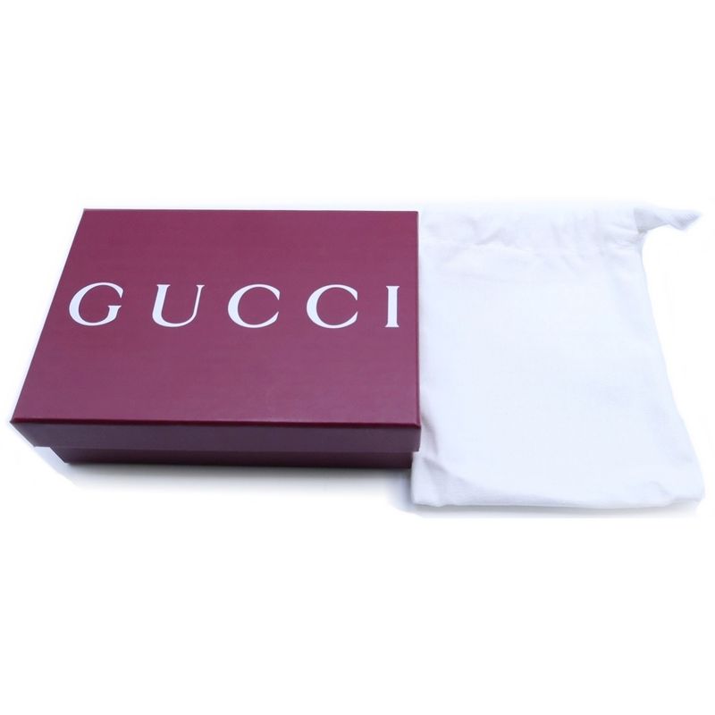Gucci Ophidia GG Supreme Card Case Compact Wallet Bifold Canvas Beige