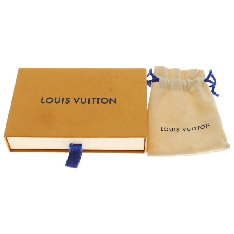 Louis Vuitton LV Initial Bracelet LV Chain Blue Silver Metal Silver-blue