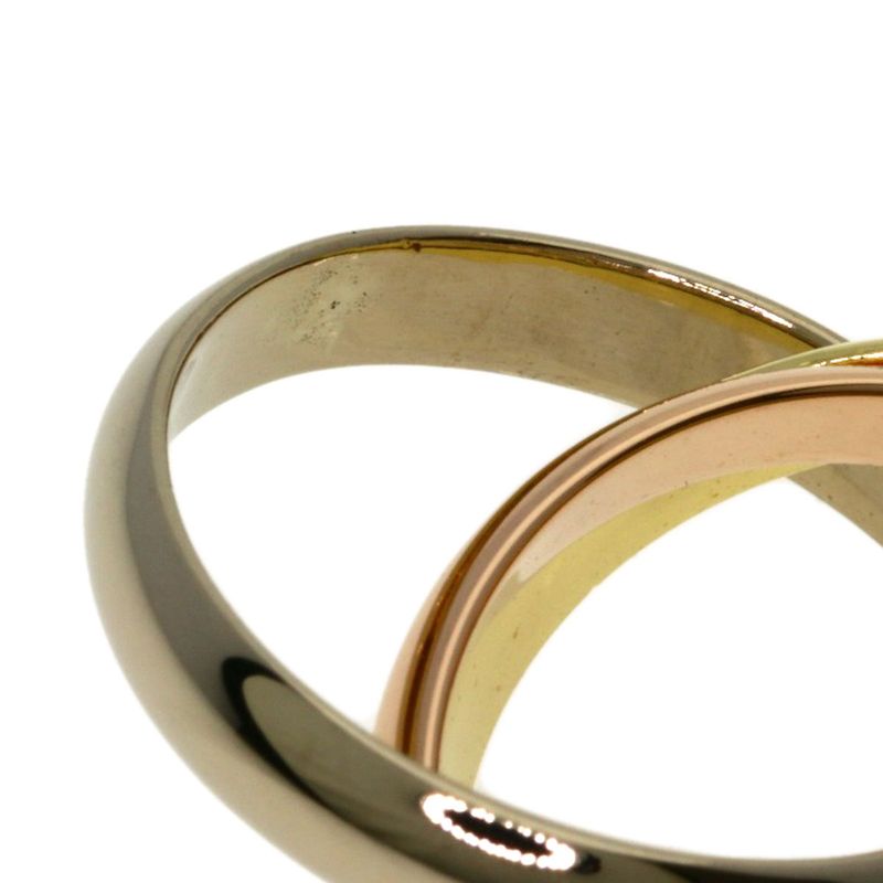 Cartier Trinity Ring 18K Yellow Gold 18K White Pink