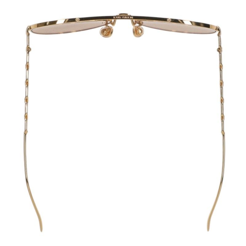 Louis Vuitton Sunglasses My LV Chain Pilot Metal Frame Double Bridge