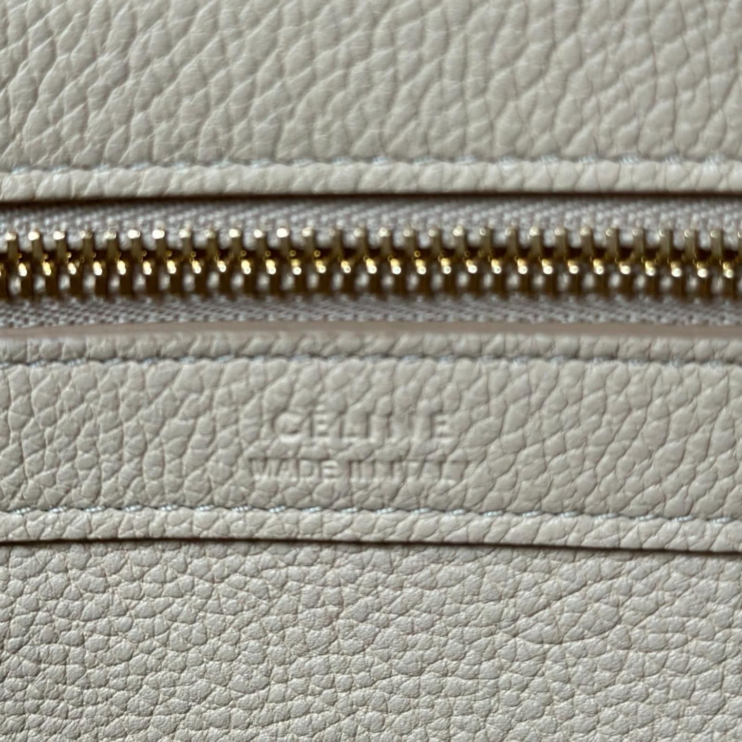 Celine Cabas Phantom Tote Bag Leather Beige — view 8