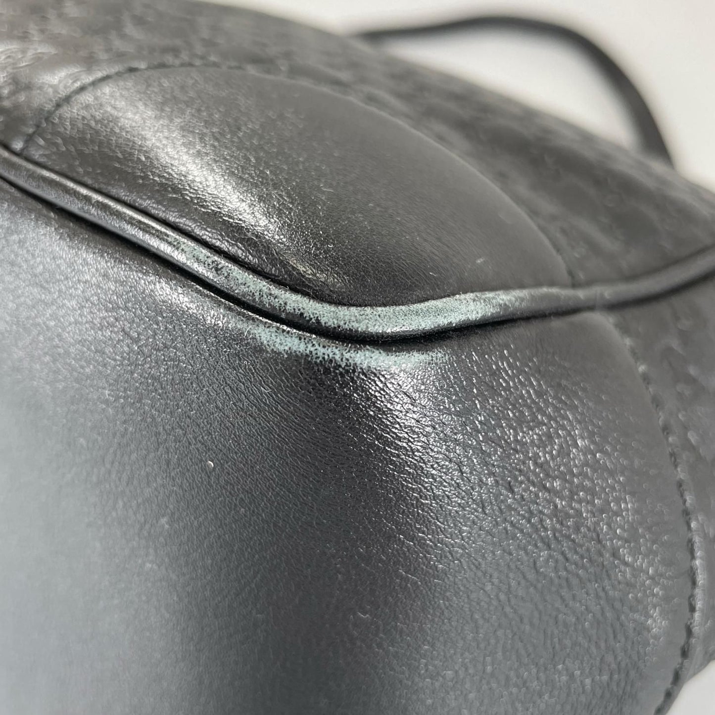 Gucci Bree Micro Guccissima Shoulder Bag Guccissima Leather Black 2-Way — view 8