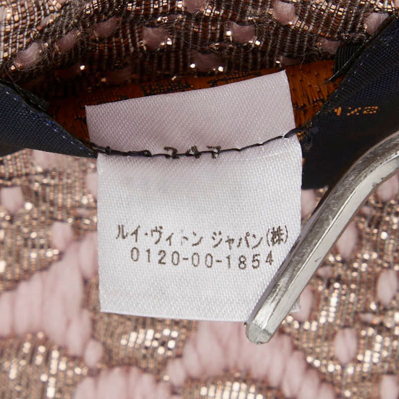 Louis Vuitton Logomania Scarf Shine Pink Rosevalerine Wool Silk Shoulder Bag Rose Ballerine
