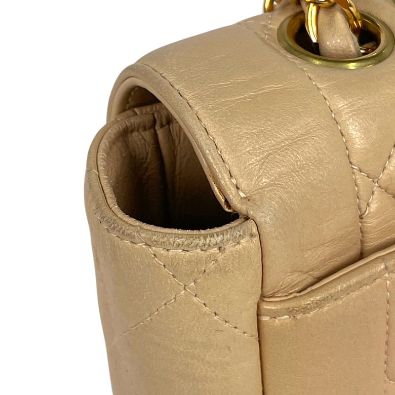 Chanel CC Logo Chain Shoulder Bag Quilted CC