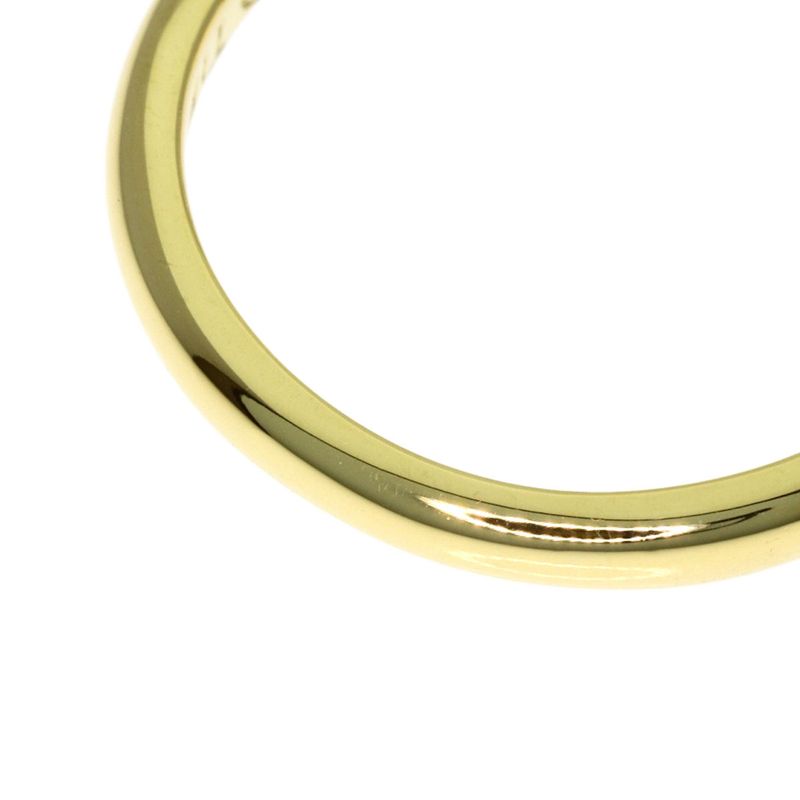 Tiffany & Co Open Heart Diamond Ring 18K Yellow Gold