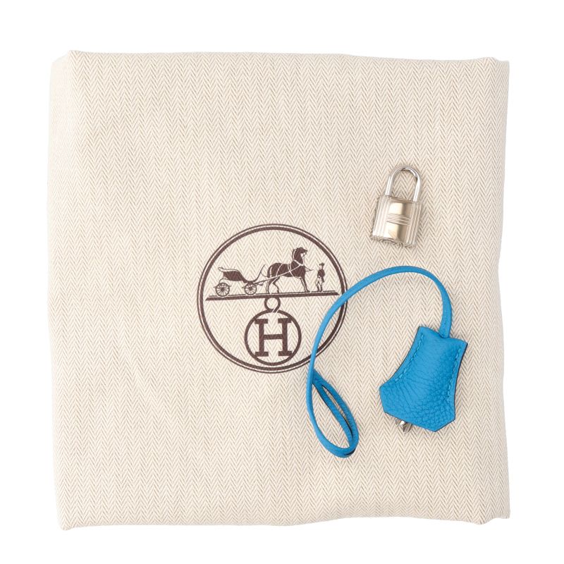 Hermes Birkin 30 Verso Togo Handbag Blue Zanzibar Zanzibar Malachite