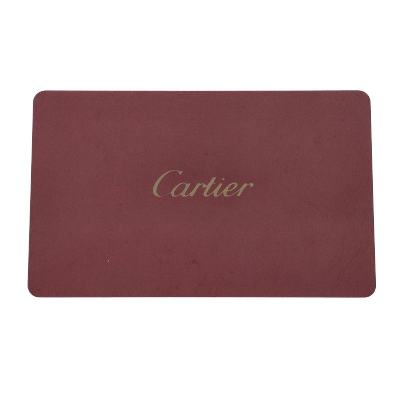 Cartier Tank American MM Watch Auto Depth SS Leather