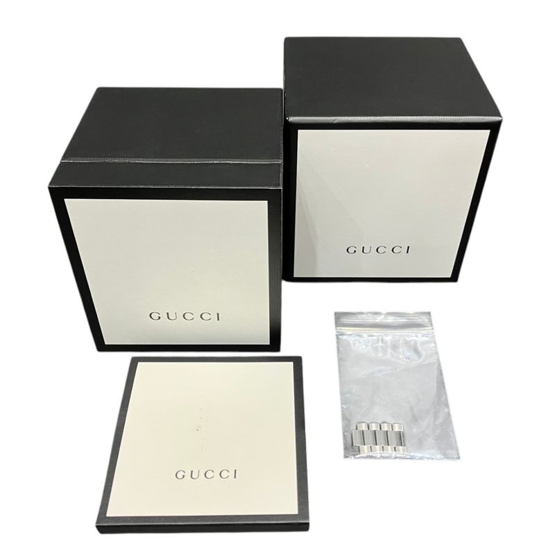 Gucci Timeless Watch SS Quartz Black Dial Dial