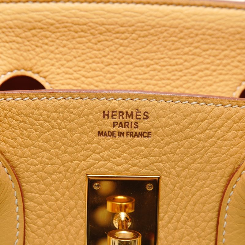 Hermes Handbag Birkin 35 Togo Natural Sable