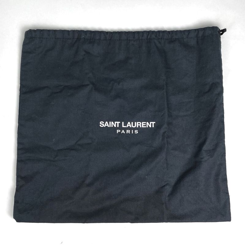 Saint Laurent Paris Emmanuel Logo 2-Way Shoulder Bag Fringe