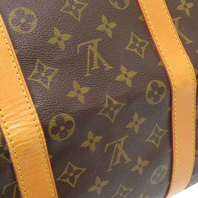 Louis Vuitton Keepall Bandouliere 55 Monogram Boston Bag