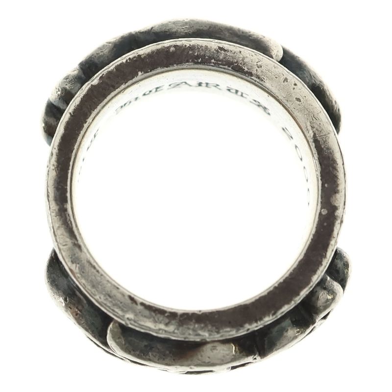 Chrome Hearts Dbl Narrow Vine Band Double Silver Ring