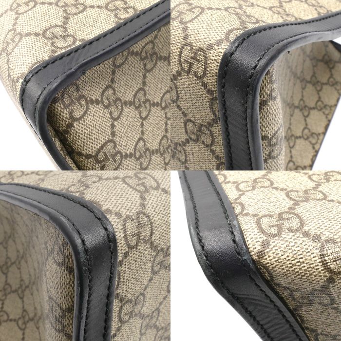 Gucci Padlock GG Shoulder Bag Beige Black