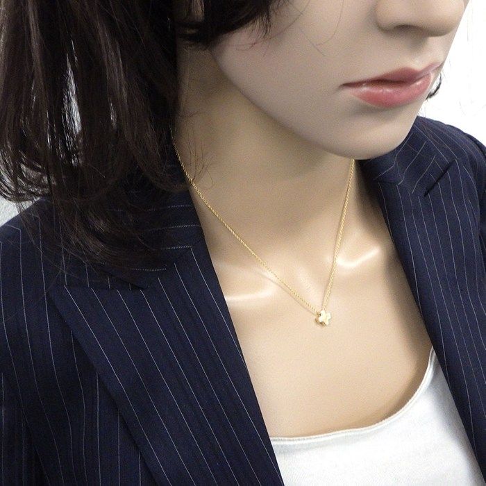 Tiffany & Co Necklace Roman Cross 18K Yellow Gold
