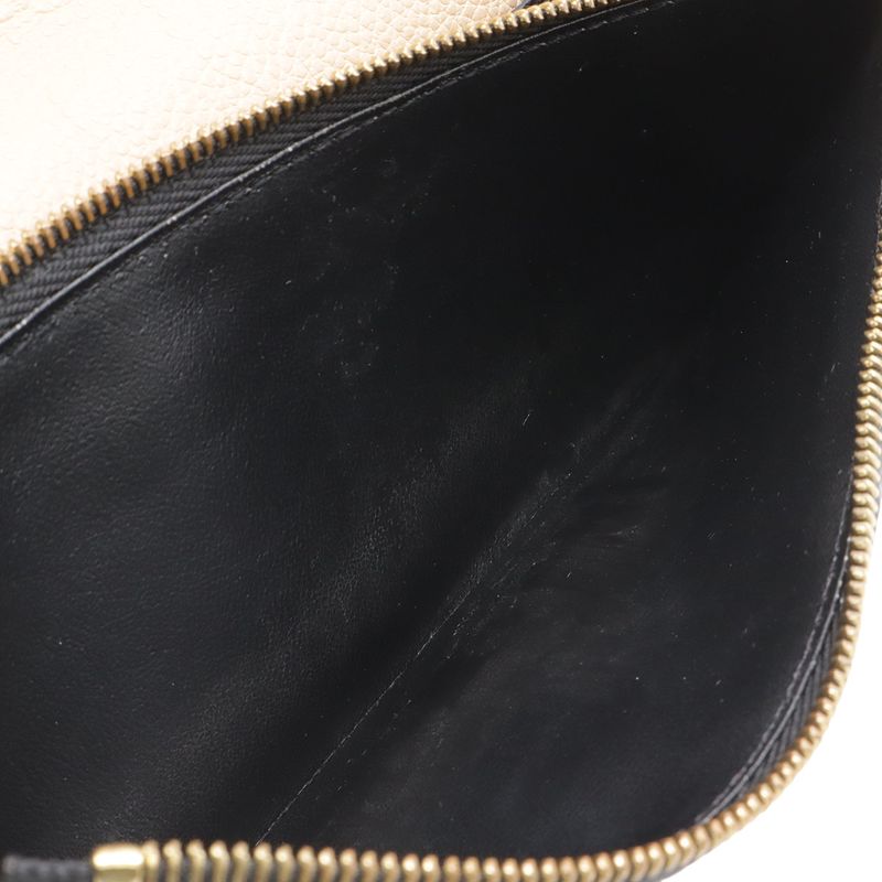 Louis Vuitton Monogram Empreinte Portefeuille Emily Bifold Wallet Noir Black
