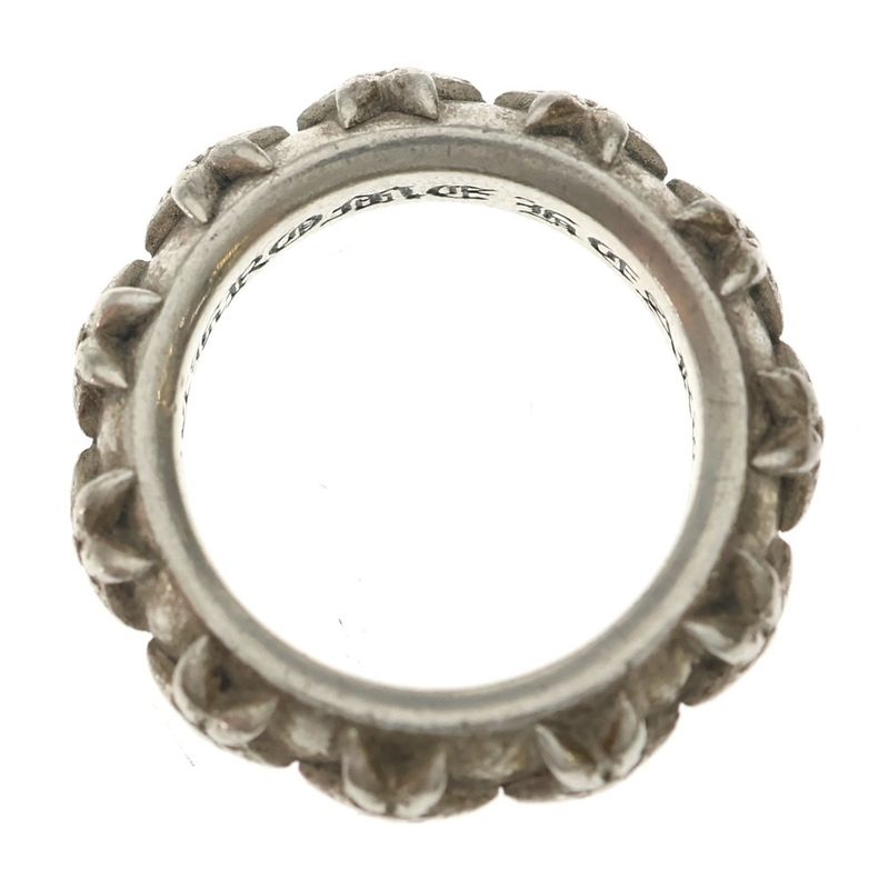 Chrome Hearts Star Band Silver Ring