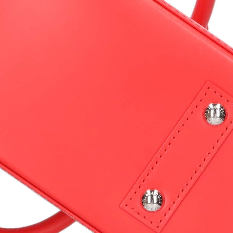 Louis Vuitton YK Alma BB Epi Infinity Dot 2-Way Handbag Red White