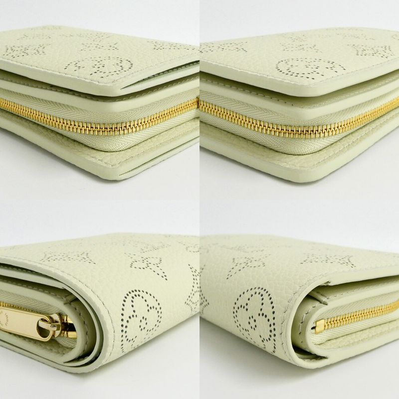 Louis Vuitton Portefeuille Mahina Jade Green Bifold Wallet