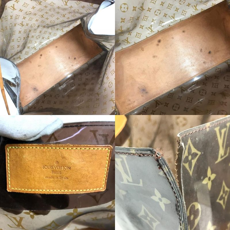 Louis Vuitton Tote Cabacles Vinyl Brown
