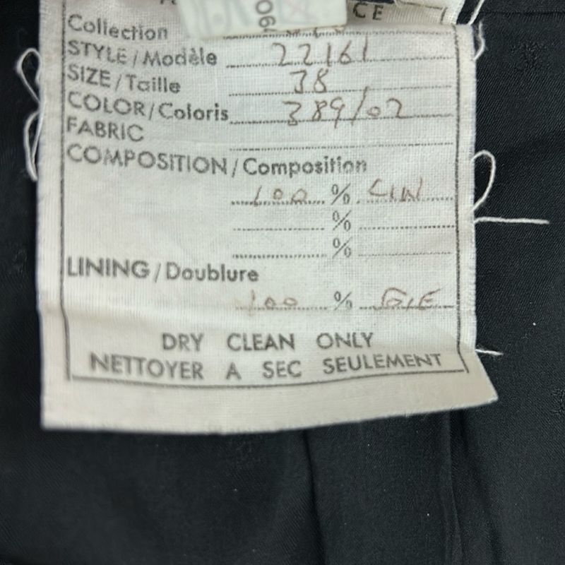 Chanel Skirt 38 M Black Knee Length