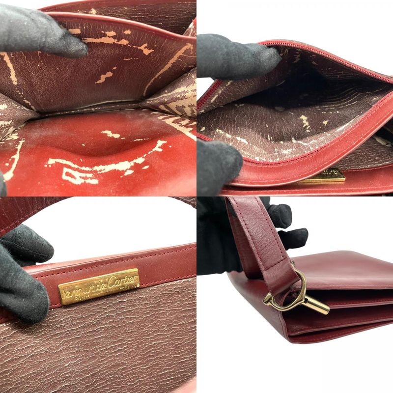 Cartier Leather Shoulder Bag Must