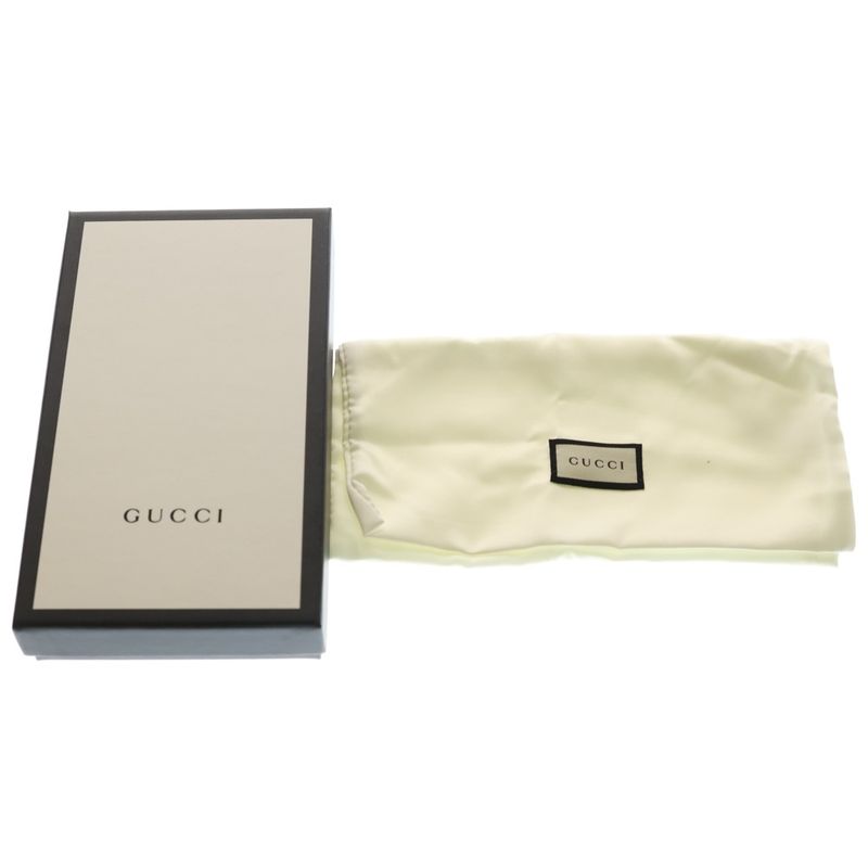 Gucci Soho Zip Around Wallet Green Gold