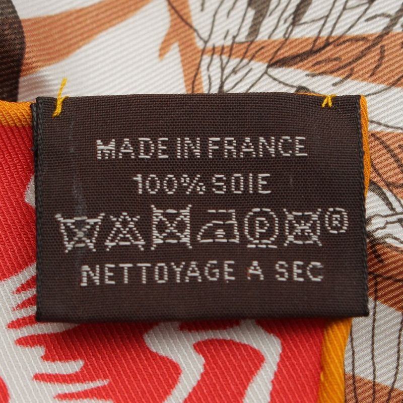 Hermes Jungle Love AU Tampon Silk Carre 70 Scarf