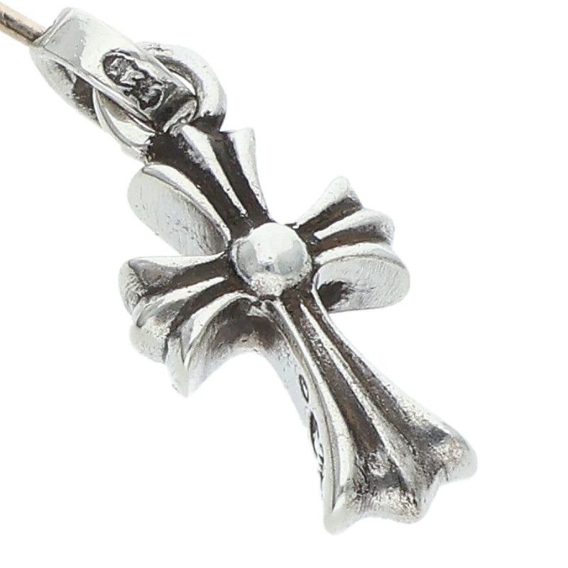Chrome Hearts Bby Pprchn Baby Fat Drop Silver Earrings
