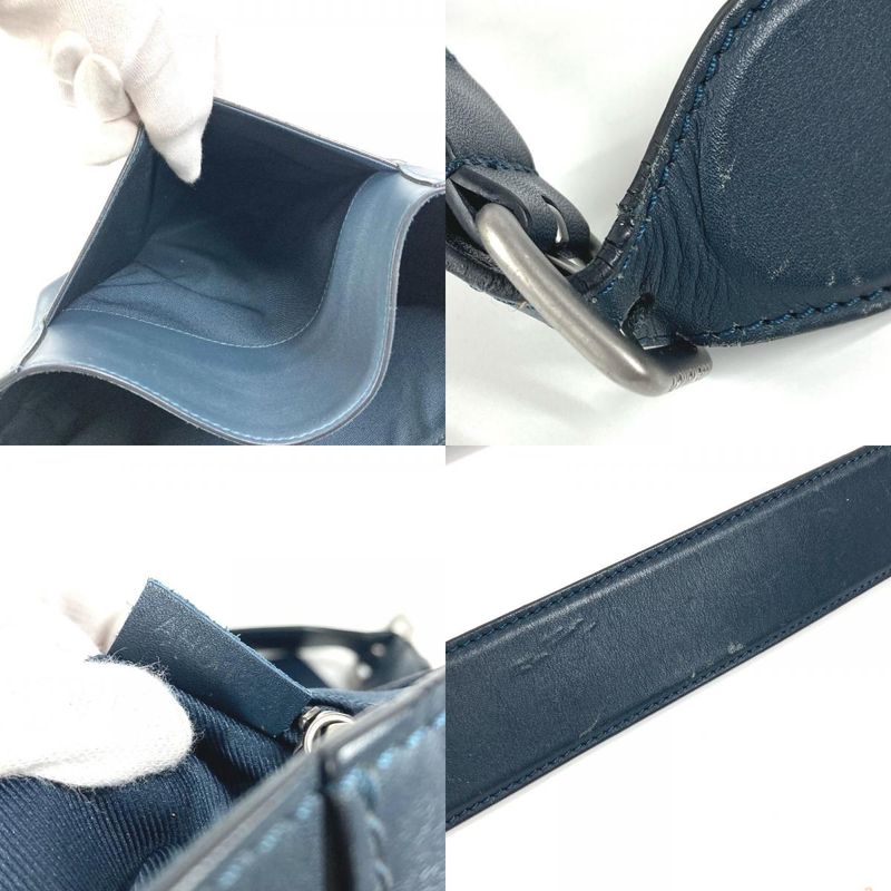 Louis Vuitton Shoulder Bag Loft Damier Infini Leather Cosmos Navy