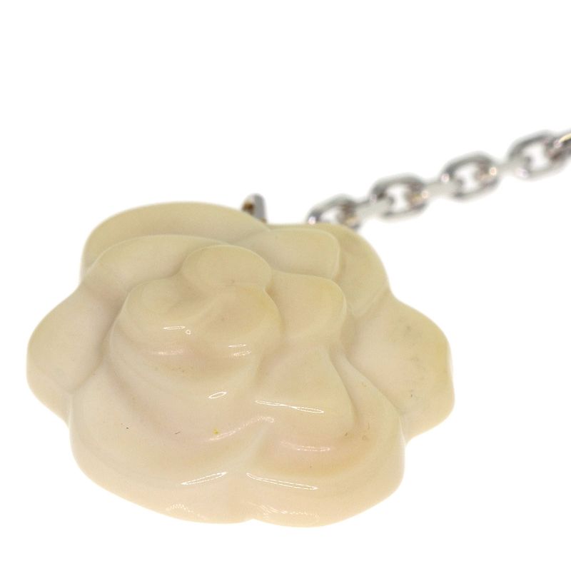 Chanel Camellia Diamond Necklace 18k White Gold