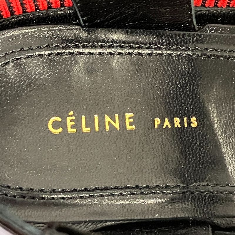 Celine Phoebe Philo Era Platform Ankle Belt Sandals 35 Red