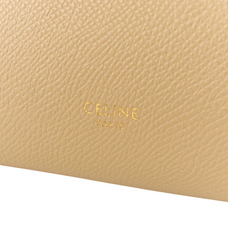 Celine Belt Bag Nano 2-Way Grain Calfskin Beige