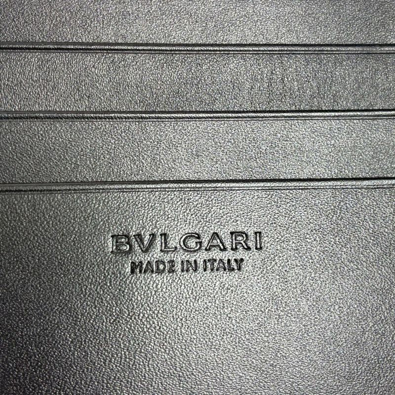 Bvlgari Bifold Wallet Octo Black Leather
