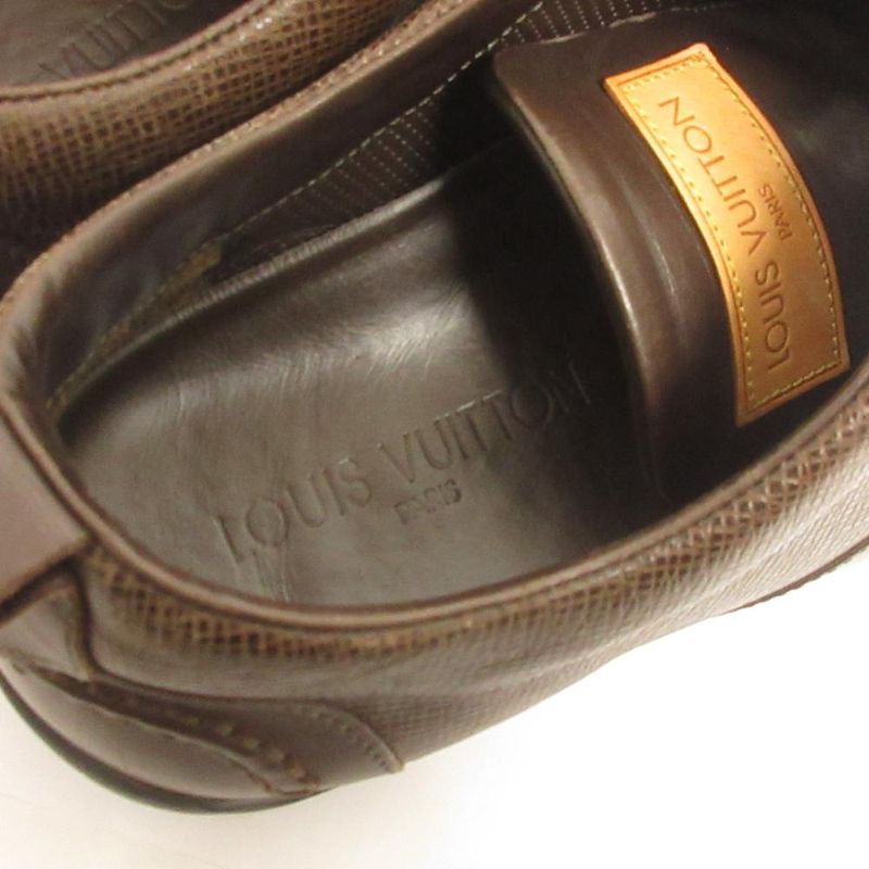 Louis Vuitton Sneakers Shoes Leather GO 6.5 Brown