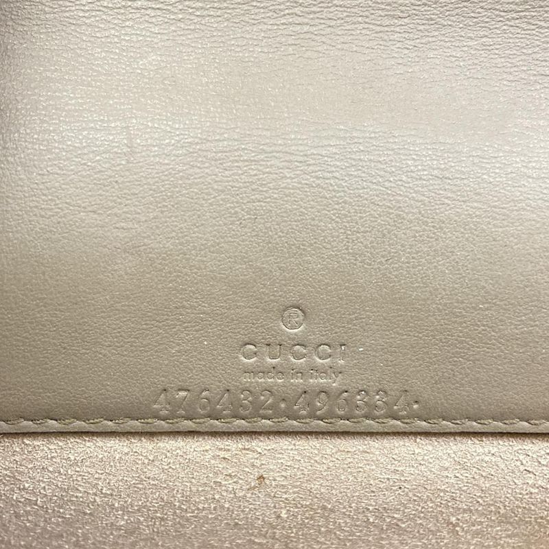Gucci Shoulder Bag Dionysus GG Plus Supreme Dark Brown Beige Chain
